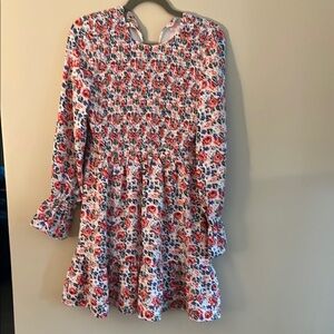 Pink Lily White and Pink Fit and Flare Midi Dress